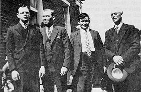 Frank Cope + Homer King + Elmer Wall + John Chambers - At Harrodsburg IN